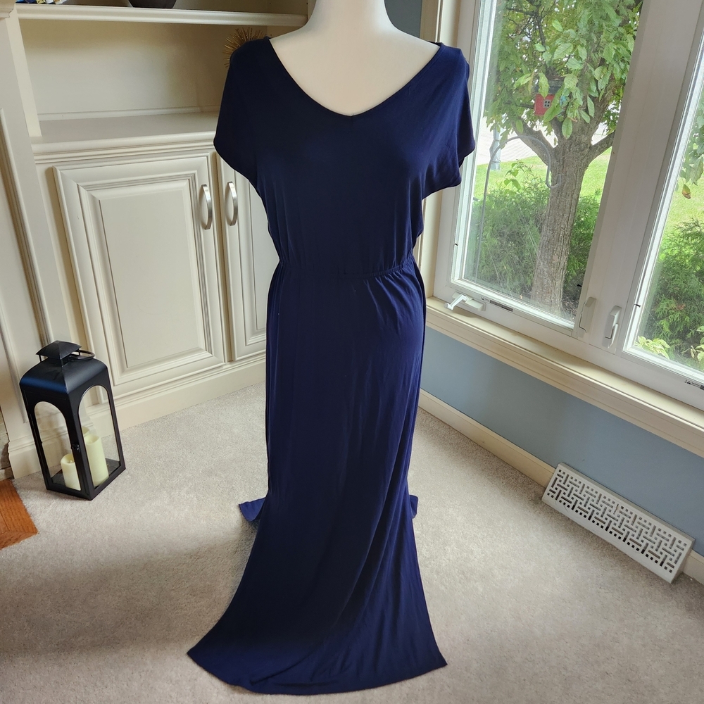 Chico's Navy Blue Maxi Dress